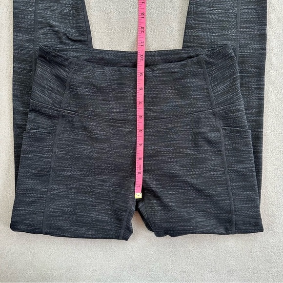 Mondetta Brushed Jacquard Legging. Gray/Black. Small. - Picture 7 of 9